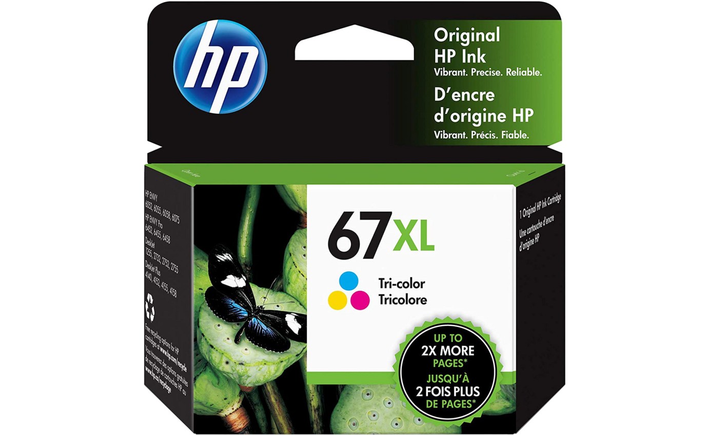 HP 67XL High Yield Original Ink Cartridge (Colour) 3YM58AA