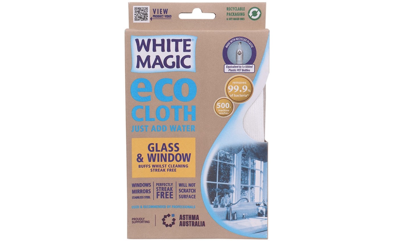 White Magic Eco Cloth Window & Glass WMMFW