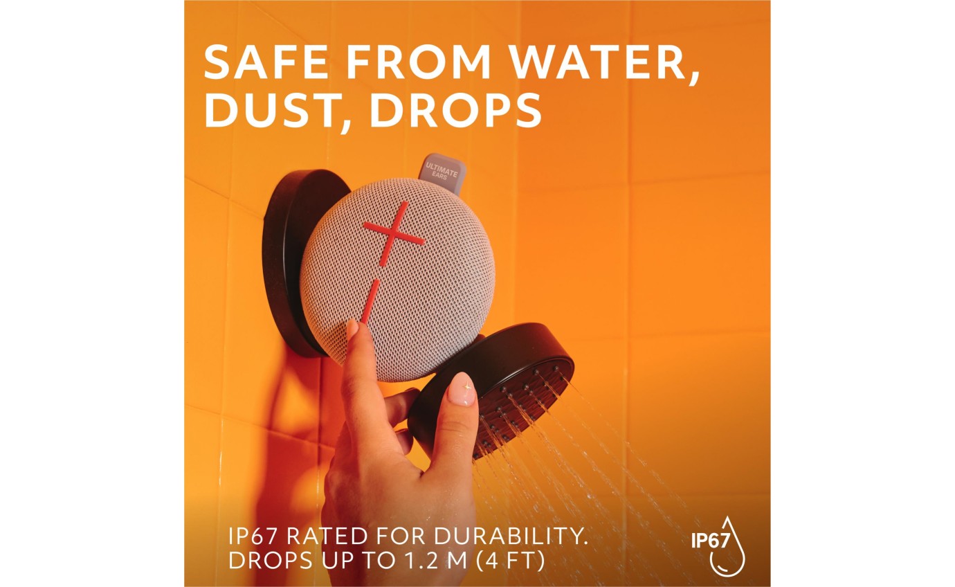 Ultimate Ears MINIROLL Portable Bluetooth Speaker (Revive Grey) 984002028