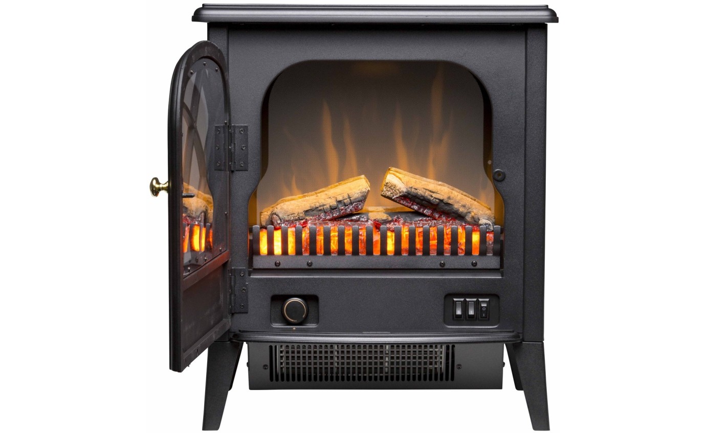 Dimplex 2000W Ritz Optiflame Portable Electric Firepalce (Anthracite) RITZC