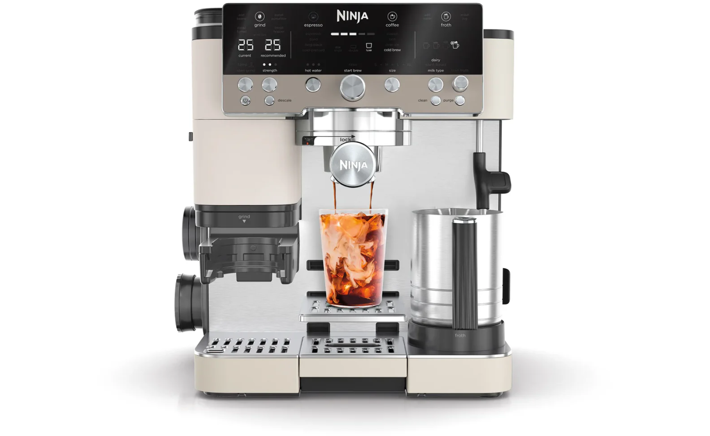 Ninja Luxe Cafe&trade; Premier Espresso Machine (Oat Milk) ES601WHANZ