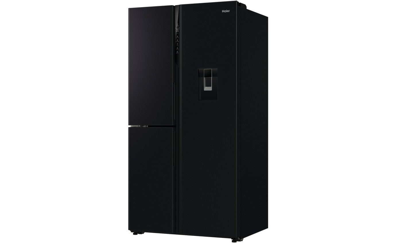 Haier 574L S+ Three Door Side by Side Fridge (Black) HRF575XHC