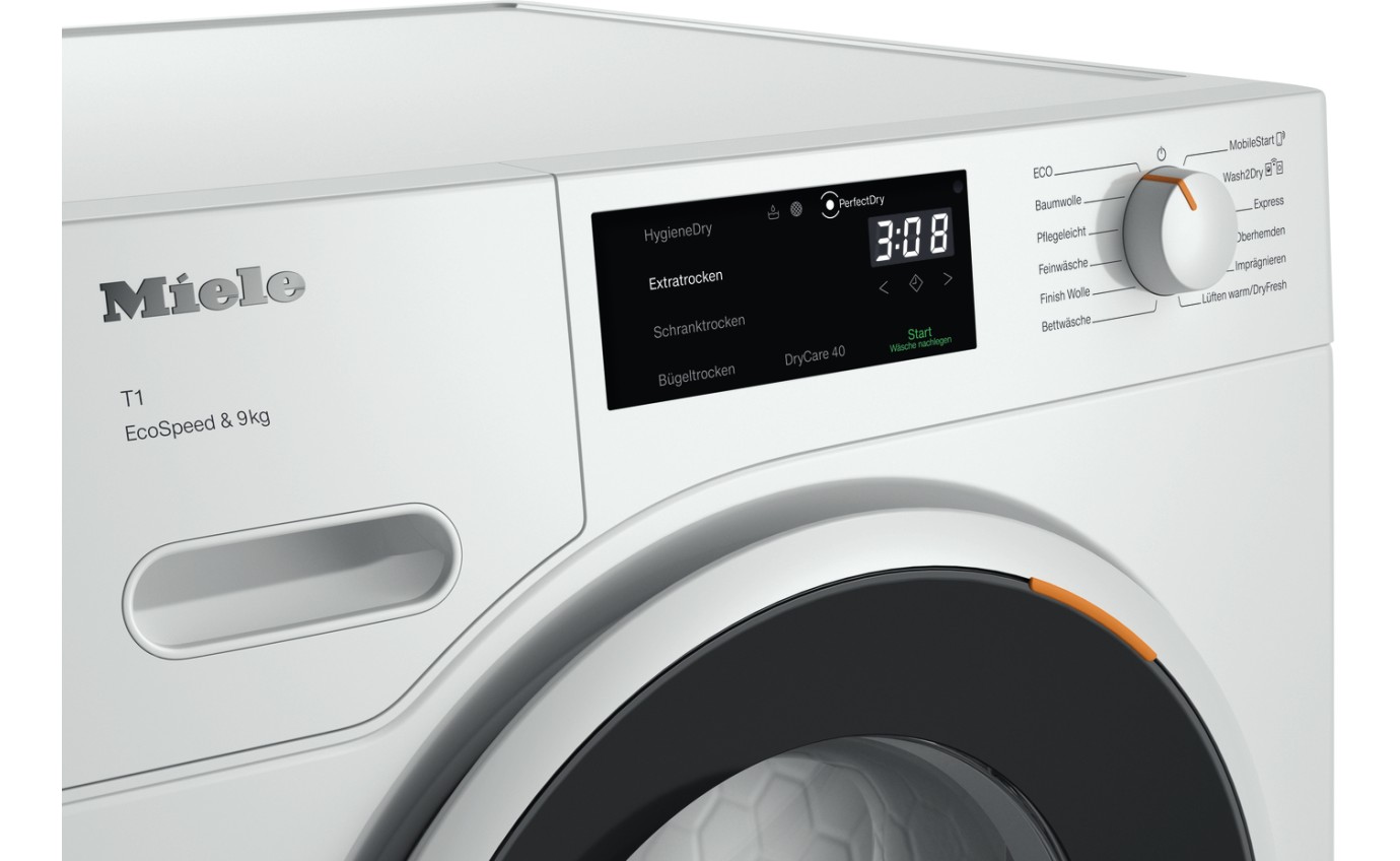 Miele 9kg T1 Heat Pump Dryer TWD640WP