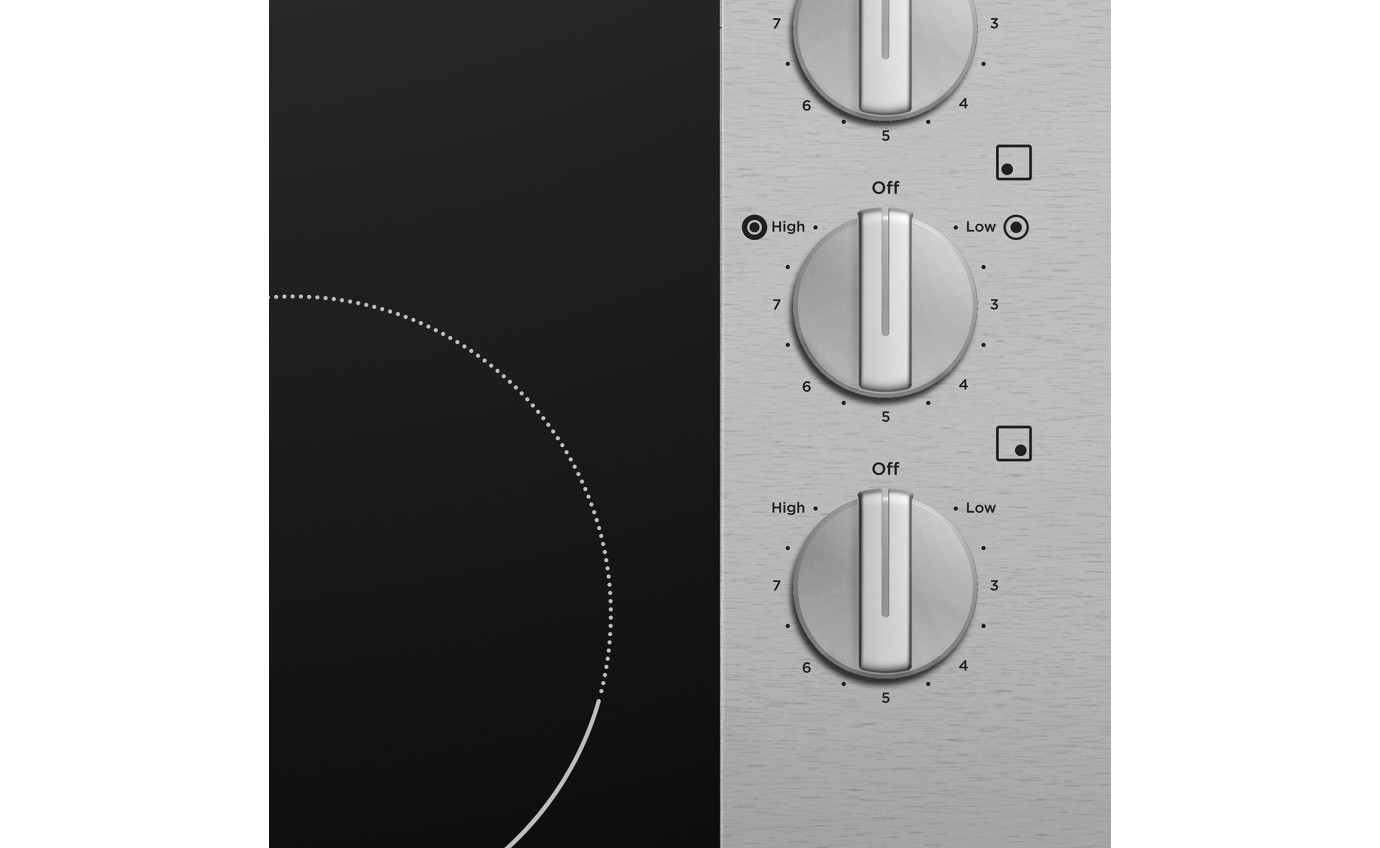 Westinghouse 60cm 4 Zone Ceramic Cooktop WHC642SC