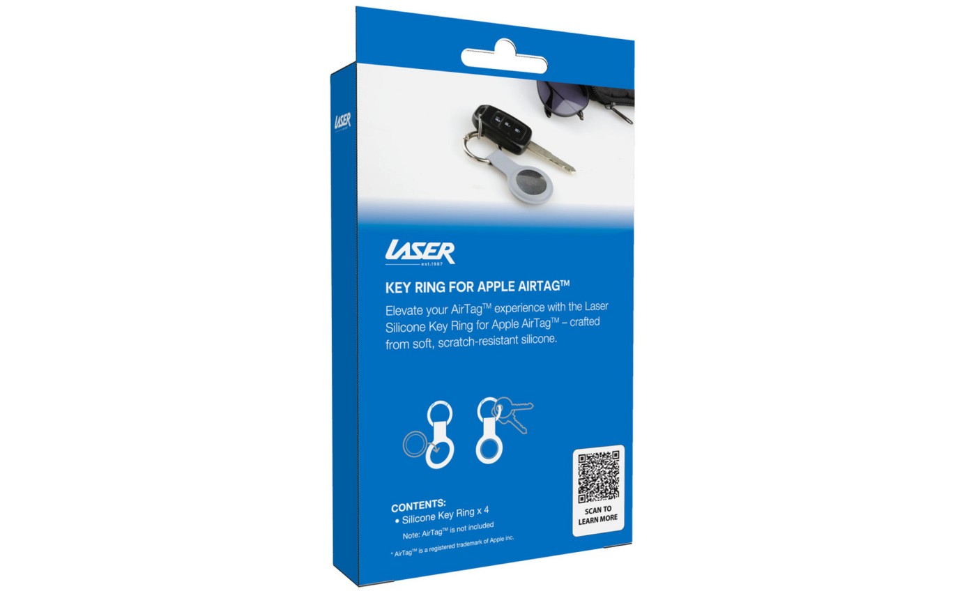 Laser Silicone AirTag Key Ring Case (4 Pack) AOAT4P1378