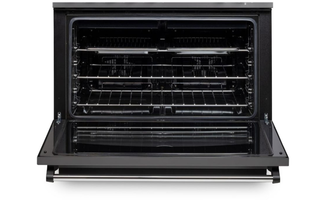 Falcon 90cm Classic FX Induction Freestanding Oven (Black/Chrome) CLA90FXEIBLCH