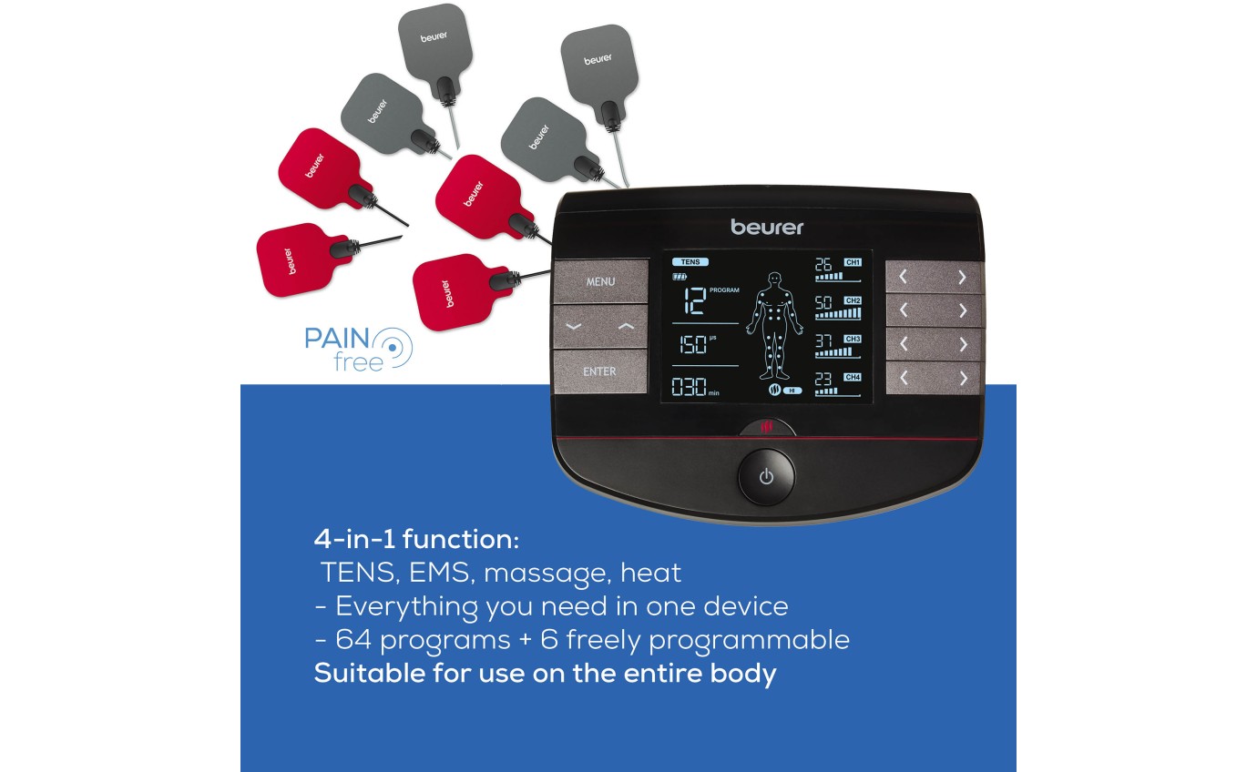 Beurer Digital TENS/EMS Device with Heat Function EM89