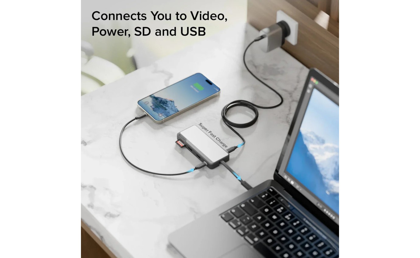 ALOGIC Fusion Pro TOUR USB-C Travel Dock FUPHDVG1