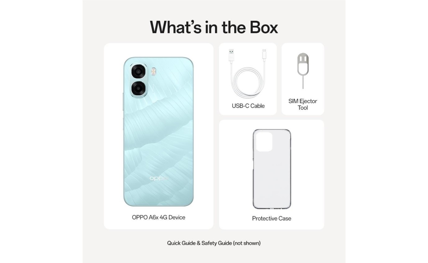 OPPO A6x 4G 128GB (Ice Blue) P02238501