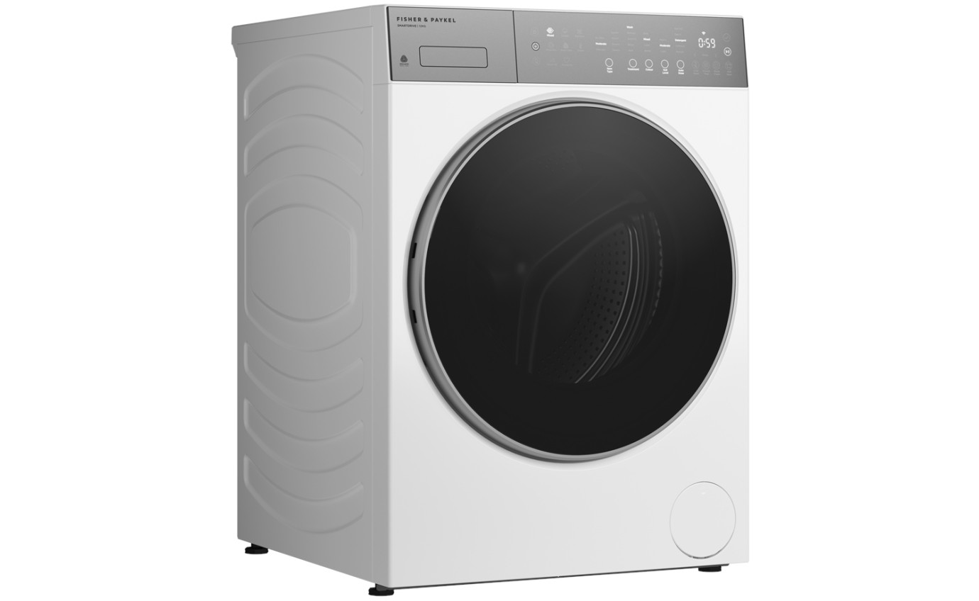Fisher & Paykel 12kg Series 5 Contemporary Front Loader Washing Machine (White) WH1260P5
