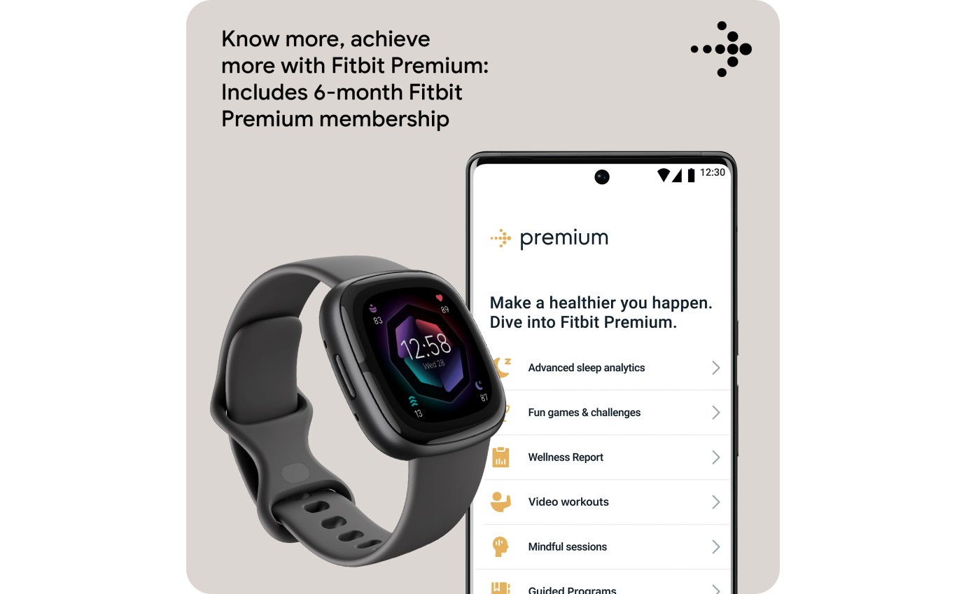Fitbit Sense 2 Smartwatch (Graphite) FB521BKGBFRCJK