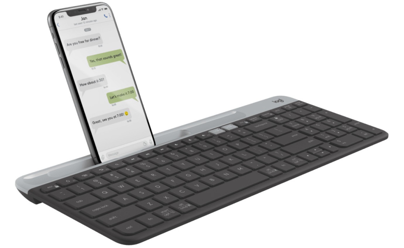 Logitech K580 Slim Multi-Device Wireless Keyboard (Graphite) 920009210