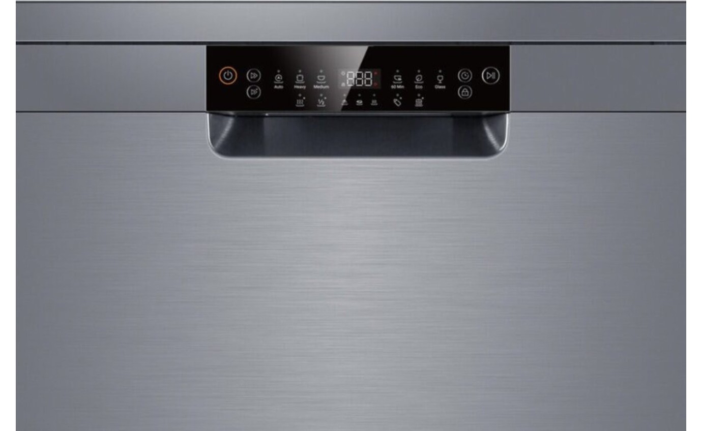 Haier 60cm Freestanding Dishwasher with Sanitise (Satina) HDW15F1S1