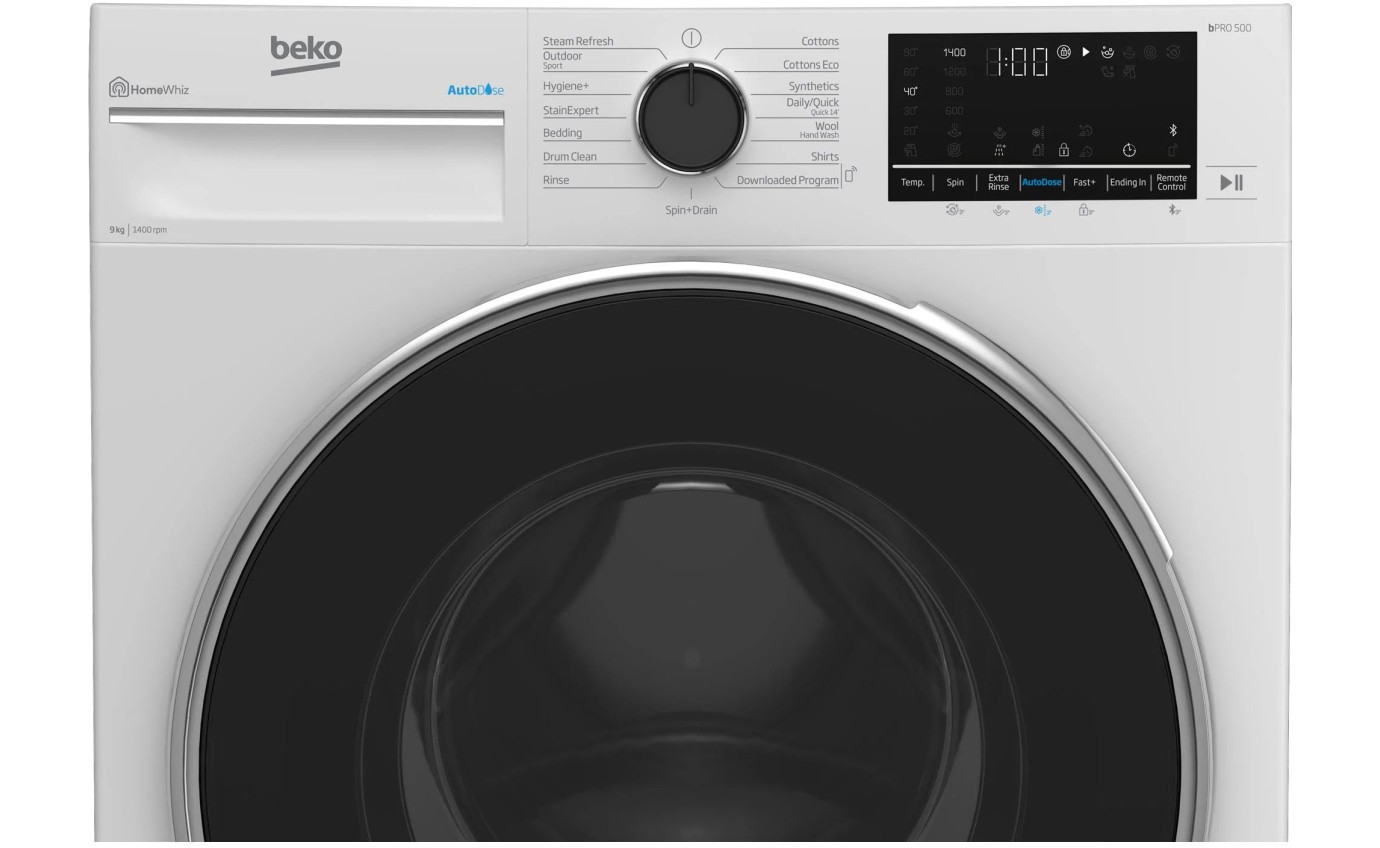 Beko 9kg Front Load Washing Machine BFLB902ADW