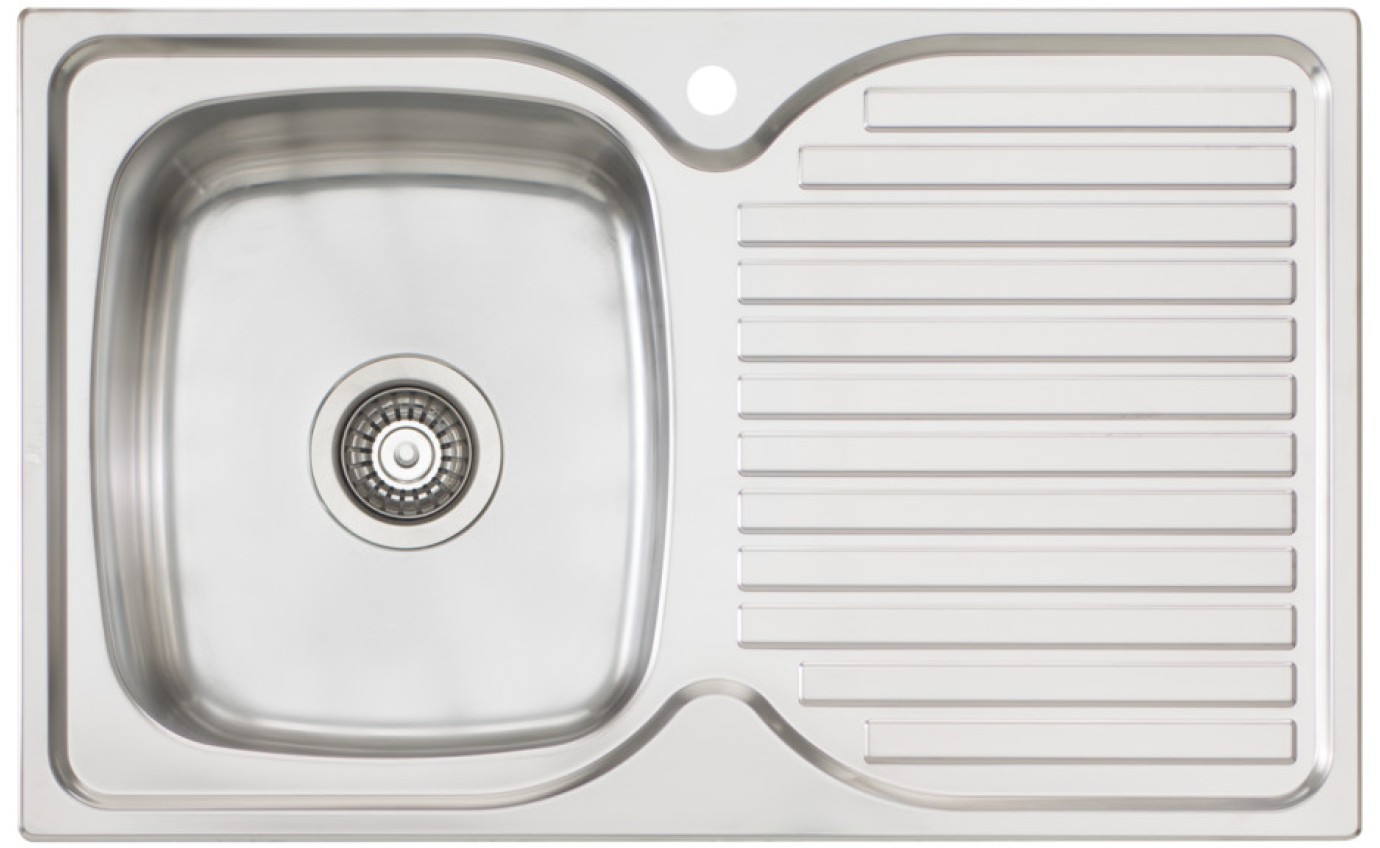 Oliveri Endeavour Single Bowl Sink with Drainer EE211TH