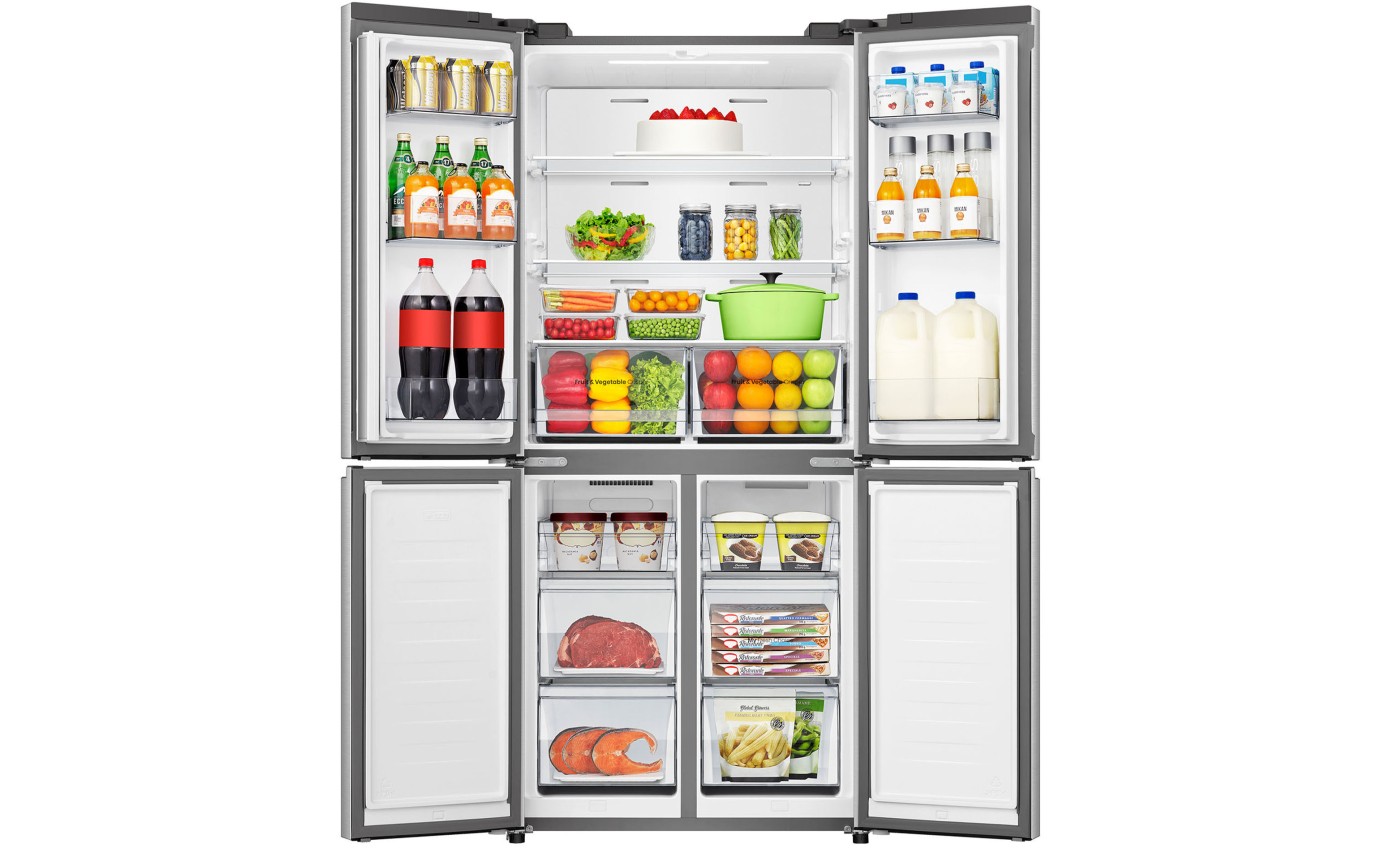 Hisense 483L Quad Door Fridge (White) HRCD483G