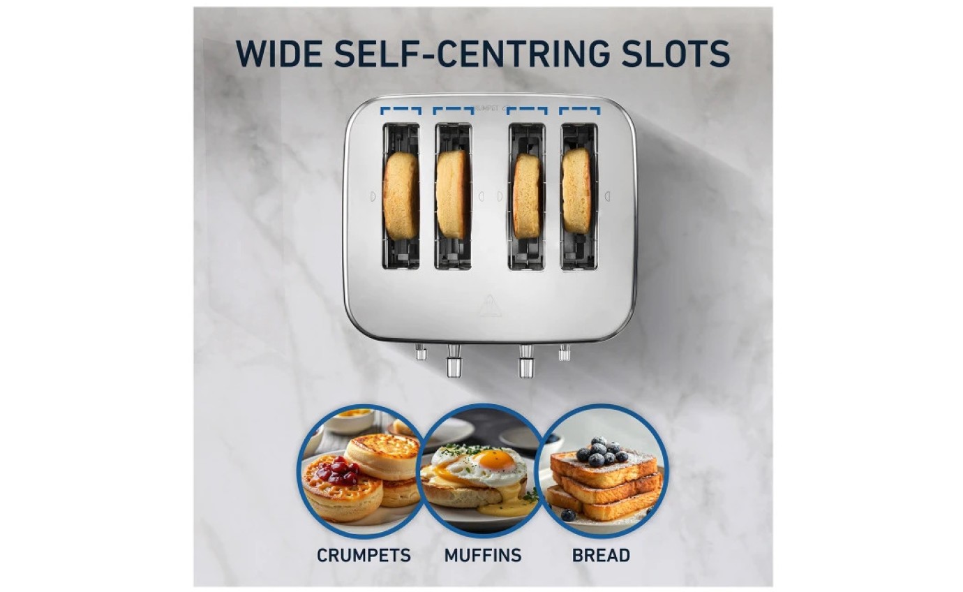 Sunbeam French Riviera Collection 4 Slice Toaster (Morning Haze) TAM8104BL