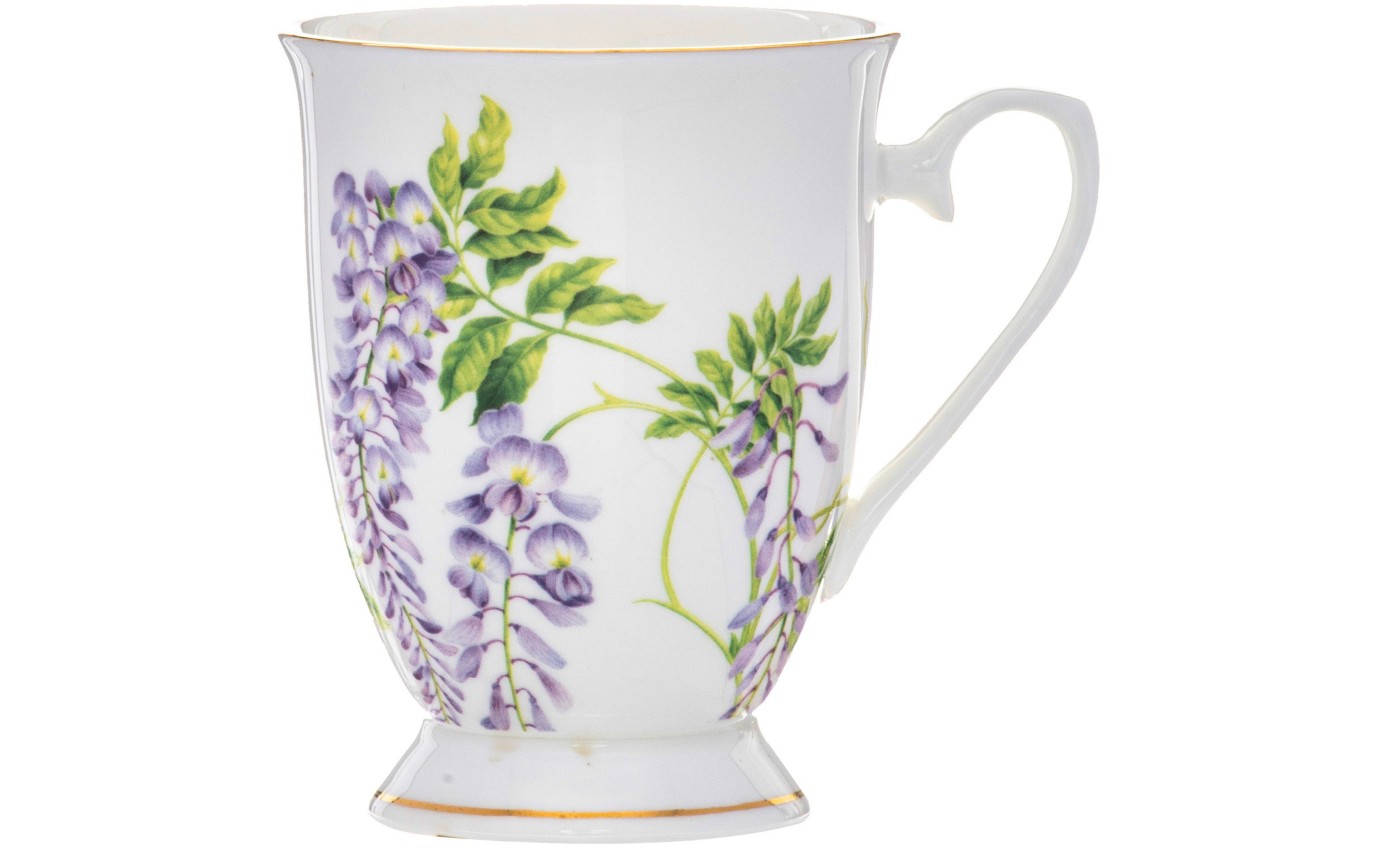 Ashdene Botanical Symphony Footed Mug (Wisteria) 521709