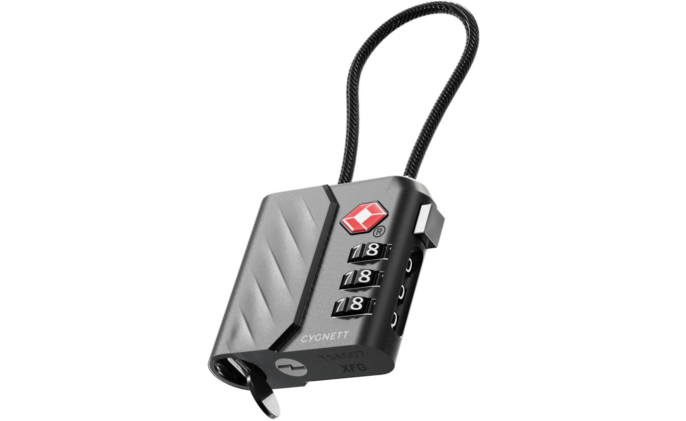 Cygnett Voyager Bluetooth&reg; TravelTag TSA Lock with USB-C Recharging 11901339043