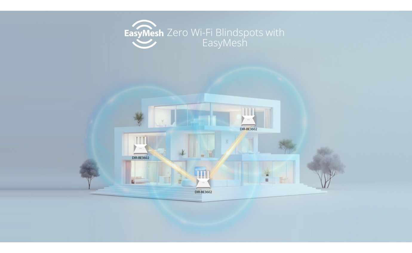 D-Link BE3600 Mesh Wi-Fi 7 Router DIRBE3602