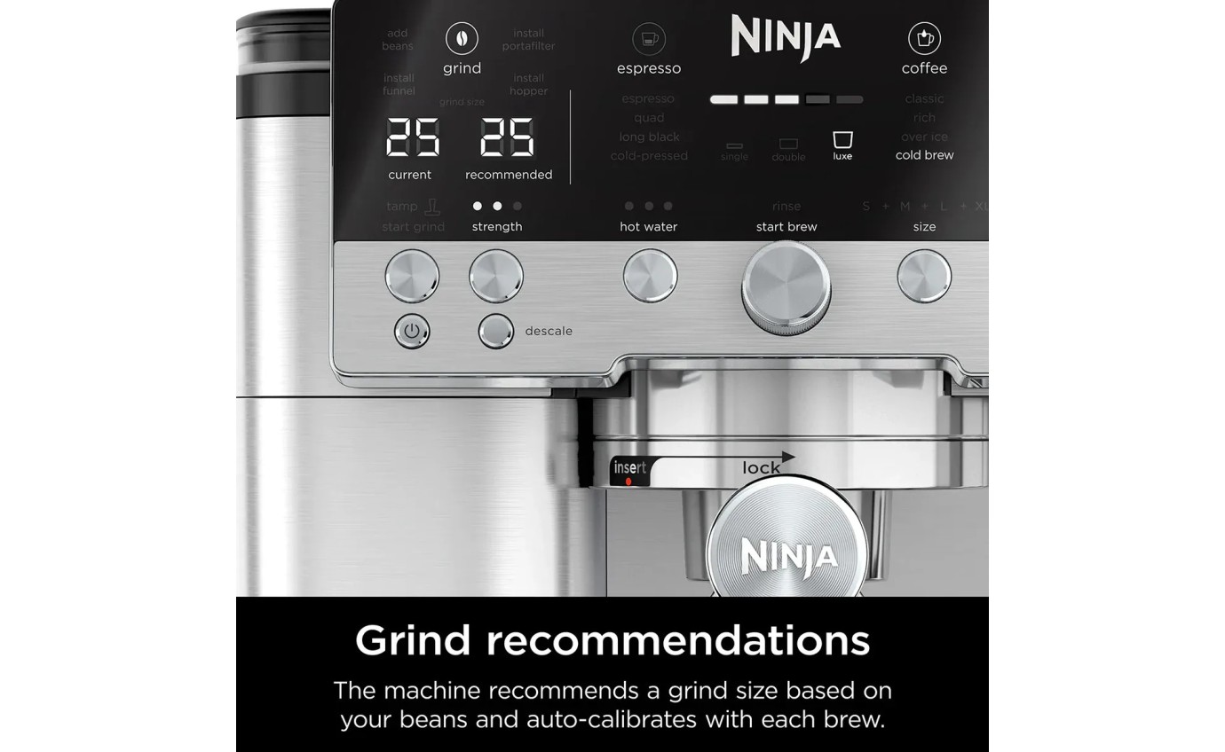 Ninja Luxe Caf&eacute; Premier Espresso Machine (Stainless Steel) ES601