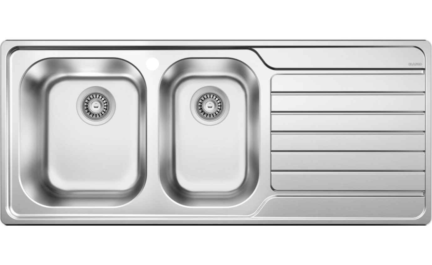 Blanco DINAS 8 S 1 and 3/4 Bowl Right Hand Drainer Sink DINAS8S175LD