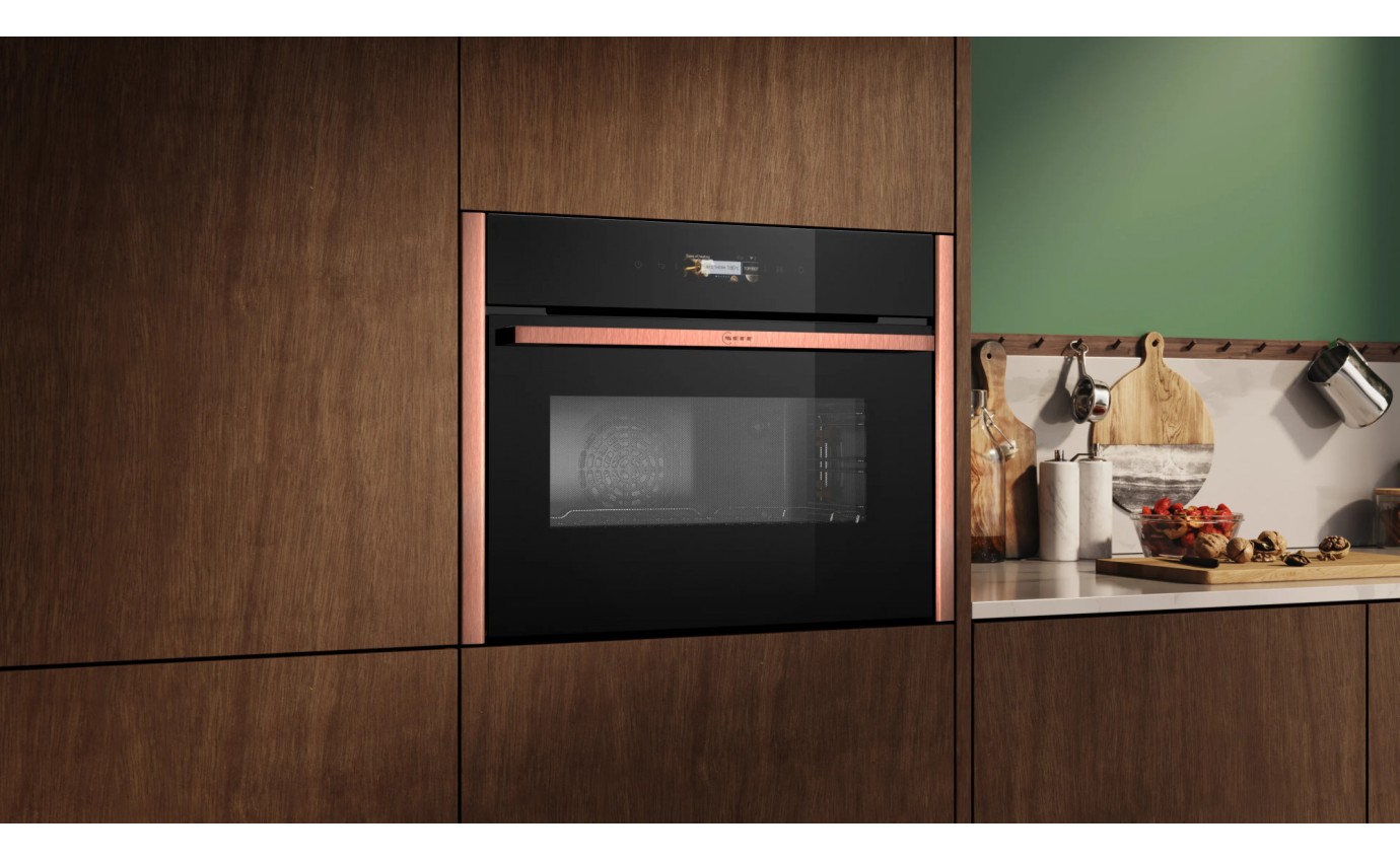 Neff 45cm N 70 Built-in Compact Oven with Microwave Function (Anthracite Grey) C29MR21Y0BAG