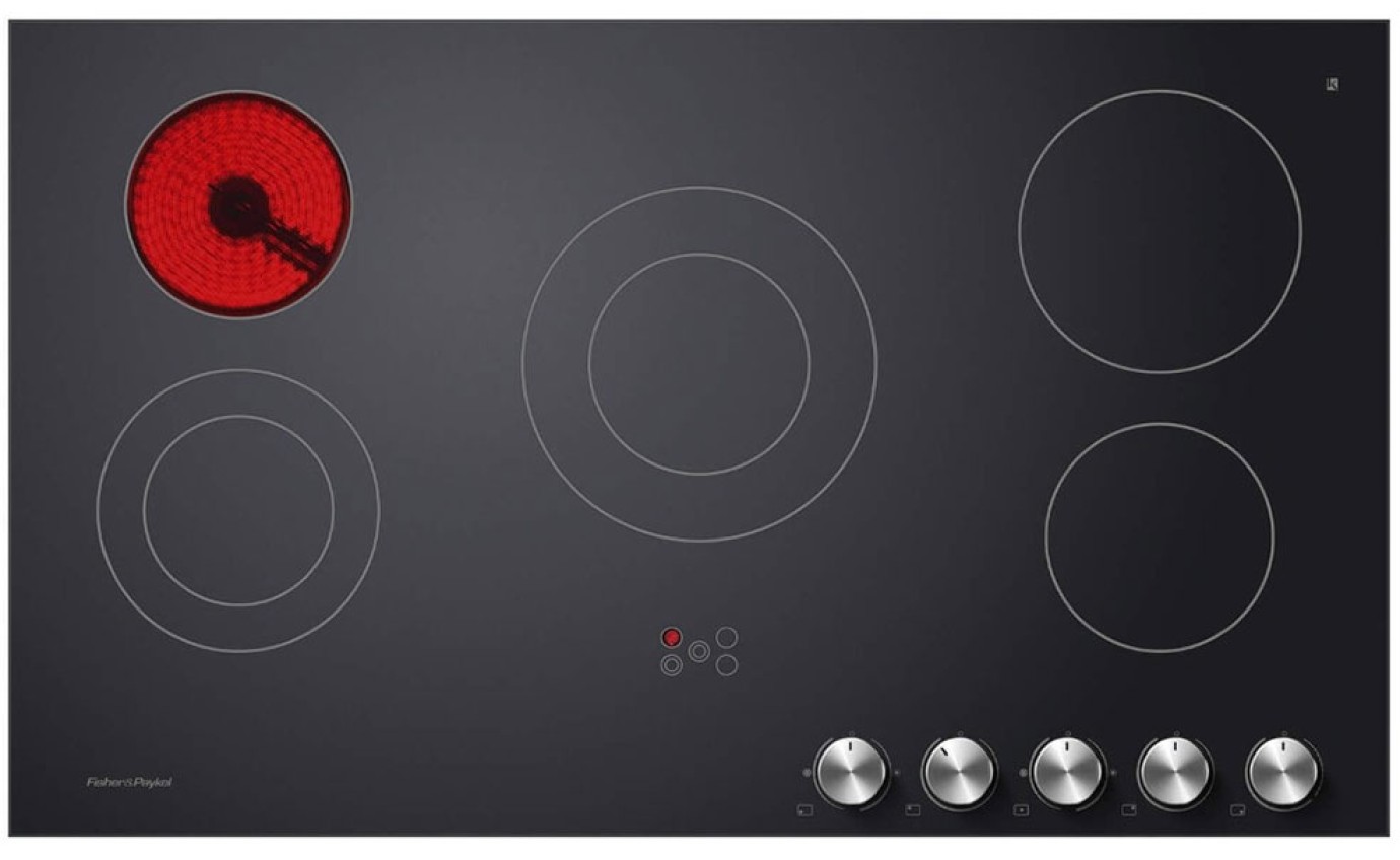 Fisher & Paykel 90cm Series 5 5 Element Electric Cooktop CE905CBX2