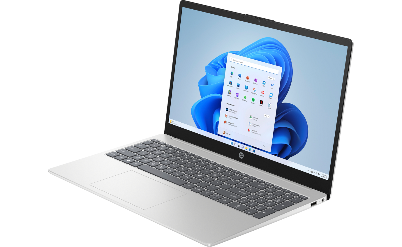 HP 15.6 inch Laptop AI Intel Core Ultra 7 255U 16GB RAM 512GB W11H BQ4E0PA