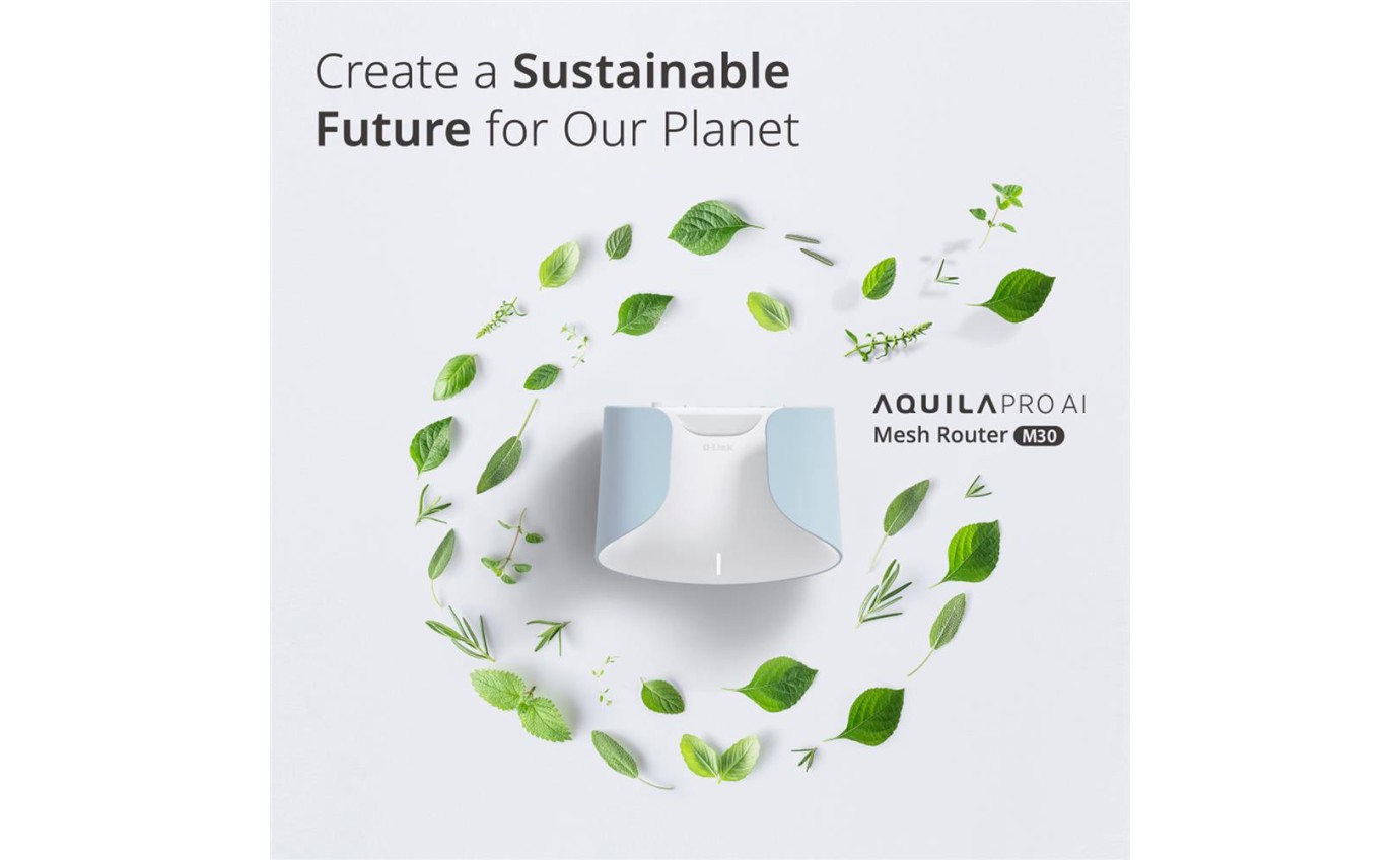 D-Link Aquila Pro AI AX3000 Wi-Fi 6 Smart Mesh Router (2 Pack) M302PK