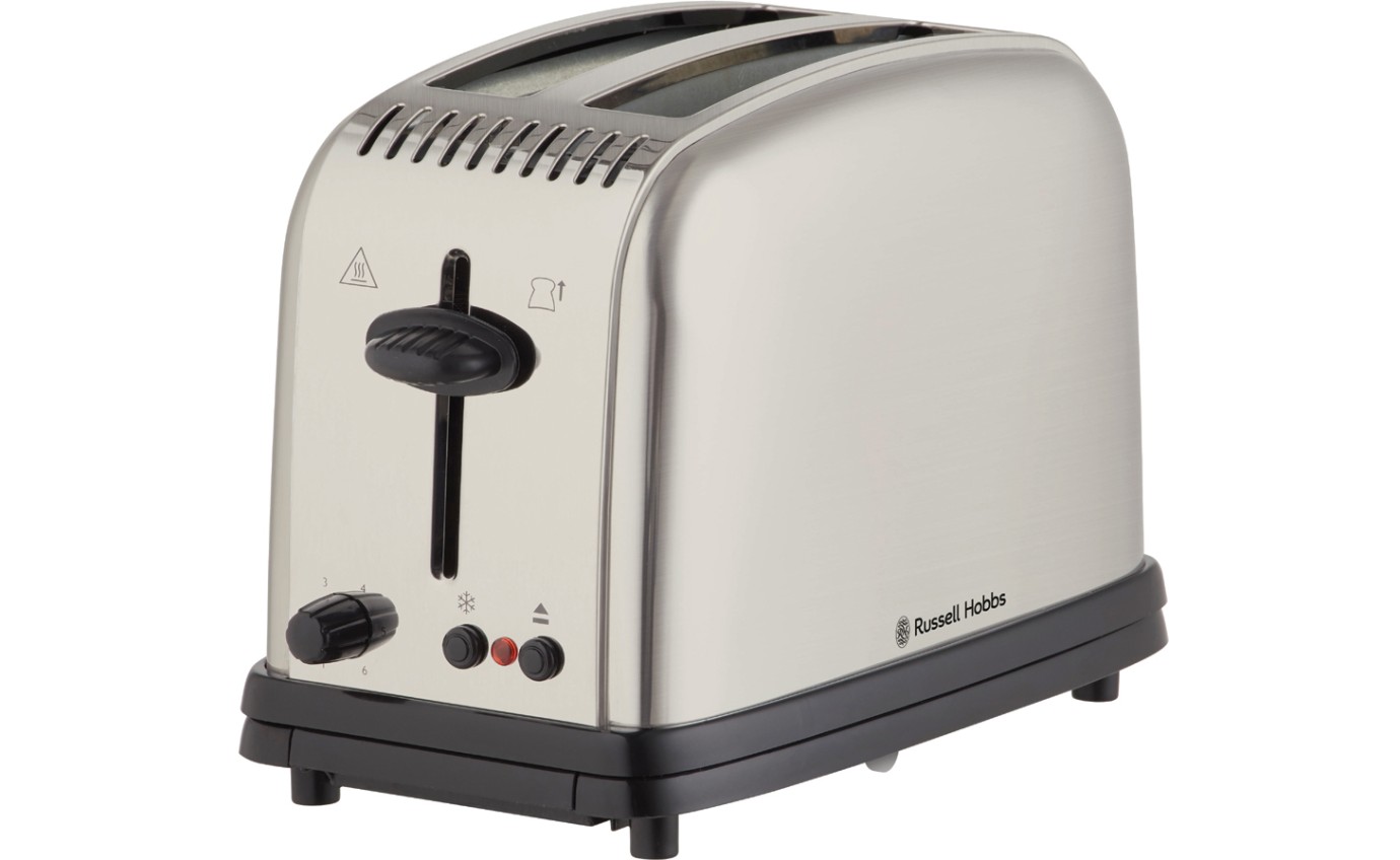 Russell Hobbs Classic 2 Slice Toaster (Brushed Stainelss) RHT12BRU