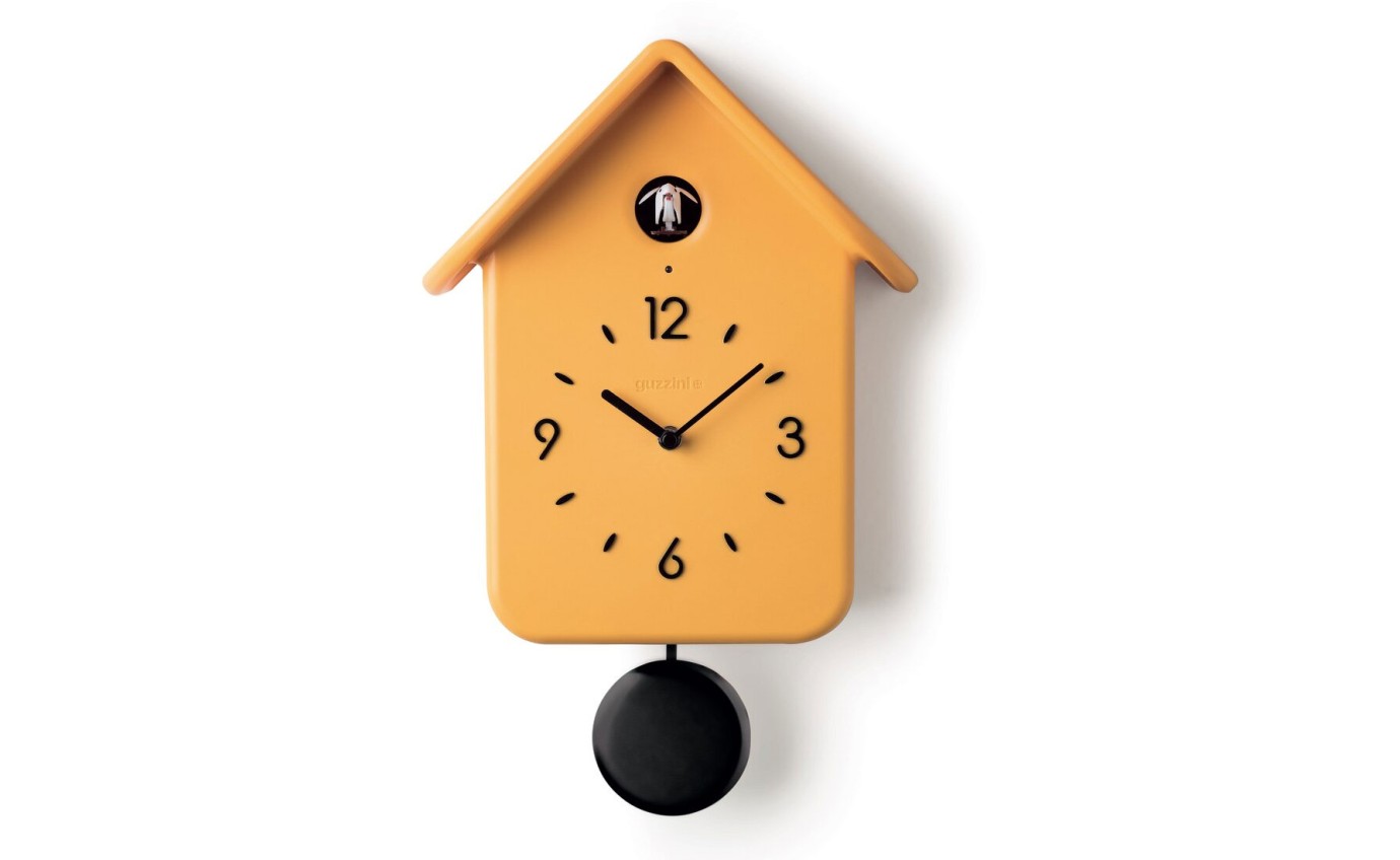 Guzzini QQ Cuckoo Clock with Pendulum (Yellow) 168602165
