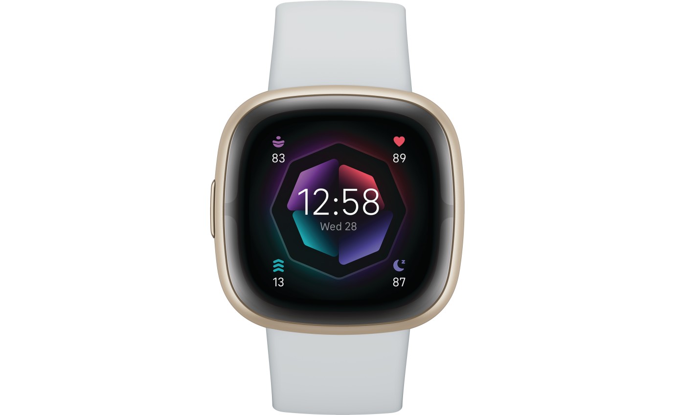 Fitbit Sense 2 Smartwatch (Blue Mist/Pale Gold) FB521GLBMFRCJK