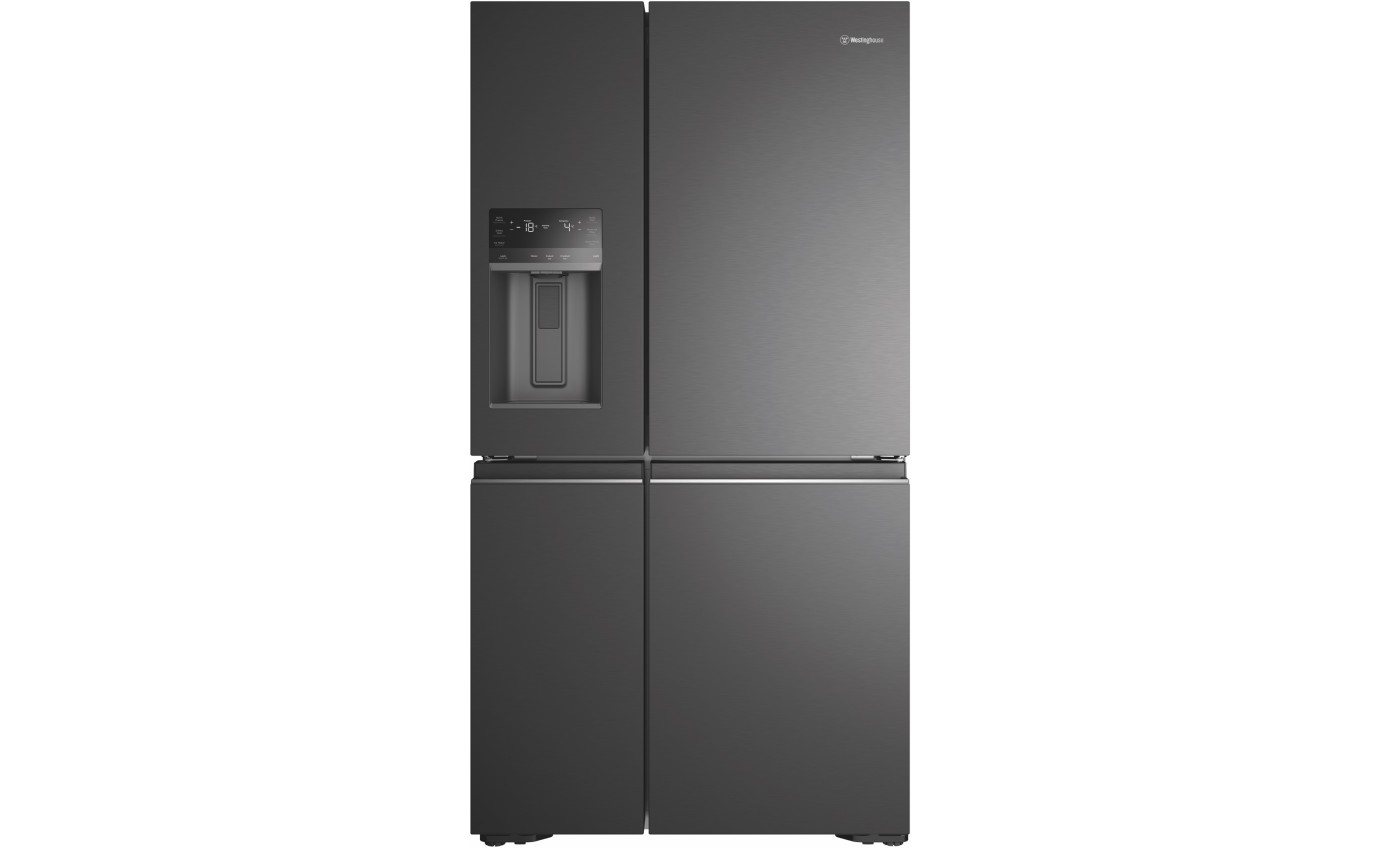 Westinghouse 609L Quad Door Fridge (Matte Black) WQE6170BB