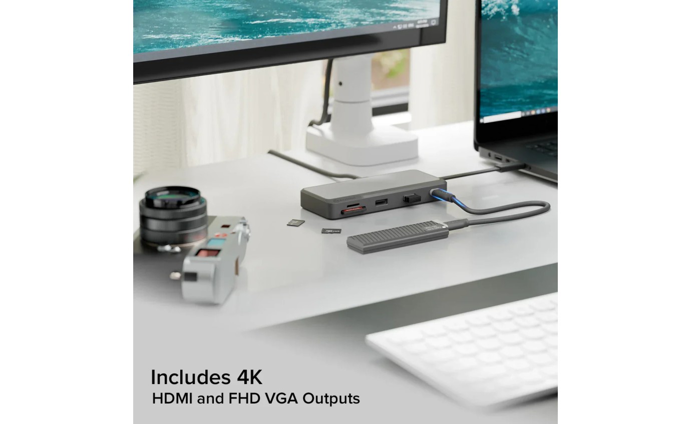 ALOGIC Fusion Pro TOUR USB-C Travel Dock FUPHDVG1