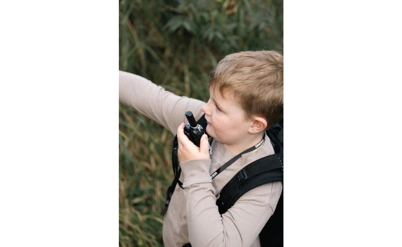 Uniden UH45 Max 0.5W UHF Handheld Radio with Kid-Zone Plus (Grey) UH45MAX