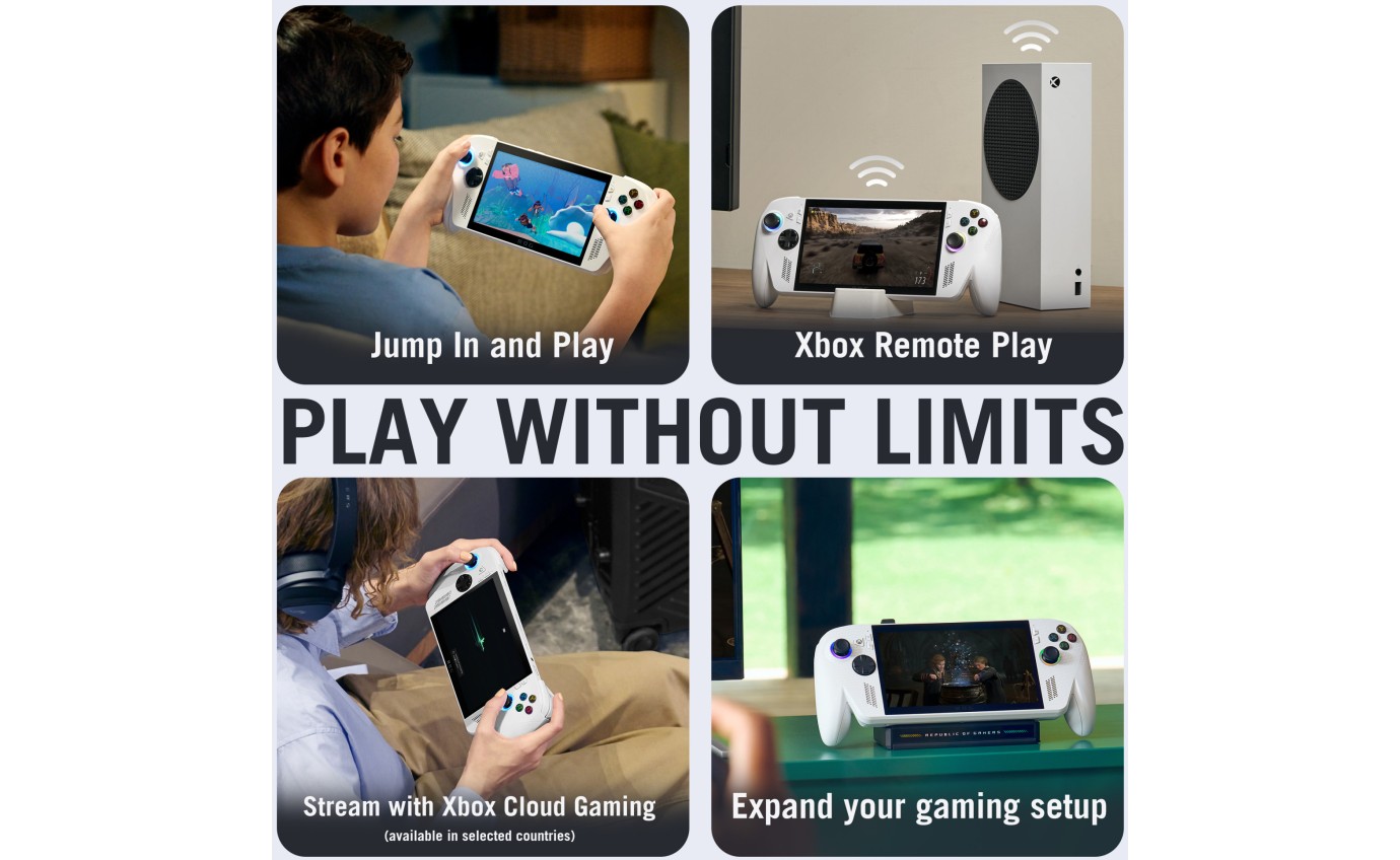 ASUS ROG Xbox Ally Gaming Handheld 7&Prime; FHD 120Hz Ryzen Z2 A 16GB RAM 512GB RC73YANH002W