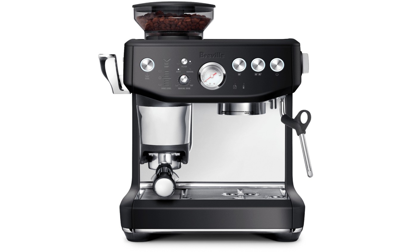 Breville the Barista Express™ Impress Coffee Machine (Black Truffle) BES876BTR