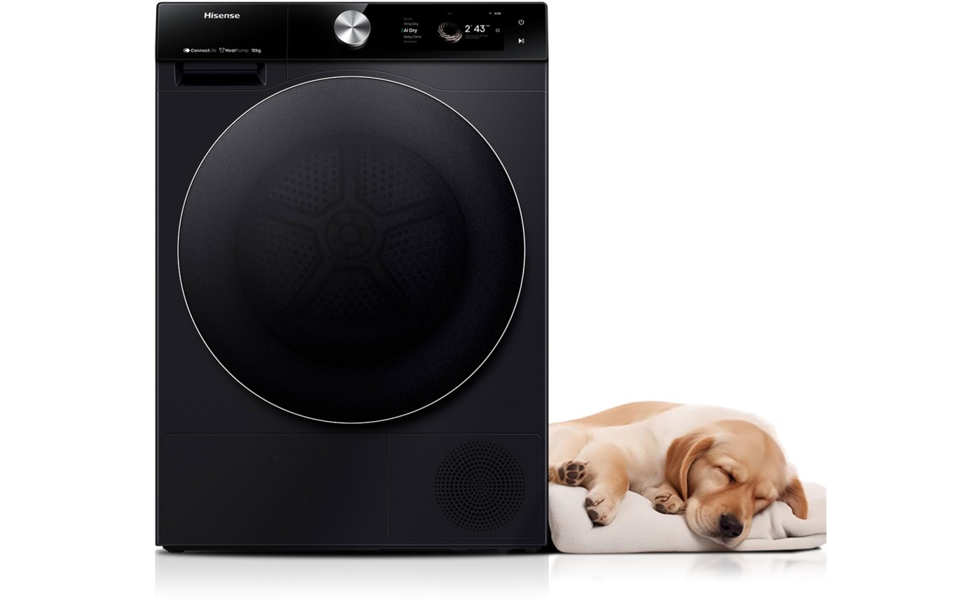 Hisense 10kg Series 9 Heat Pump Dryer (Charcoal Black) HDFS10HPB