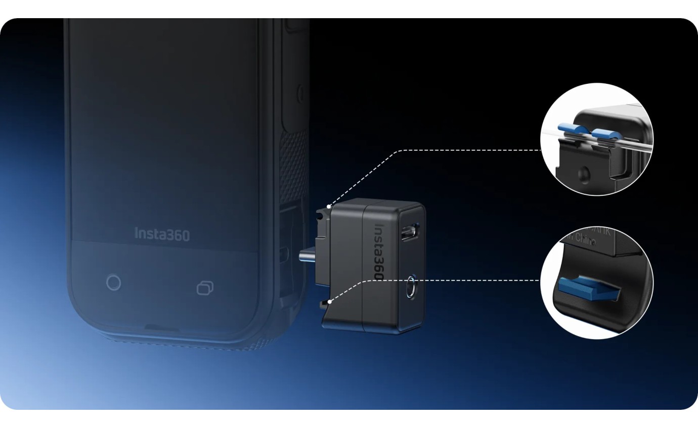 Insta360 X5 Mic Adapter INSTAX514