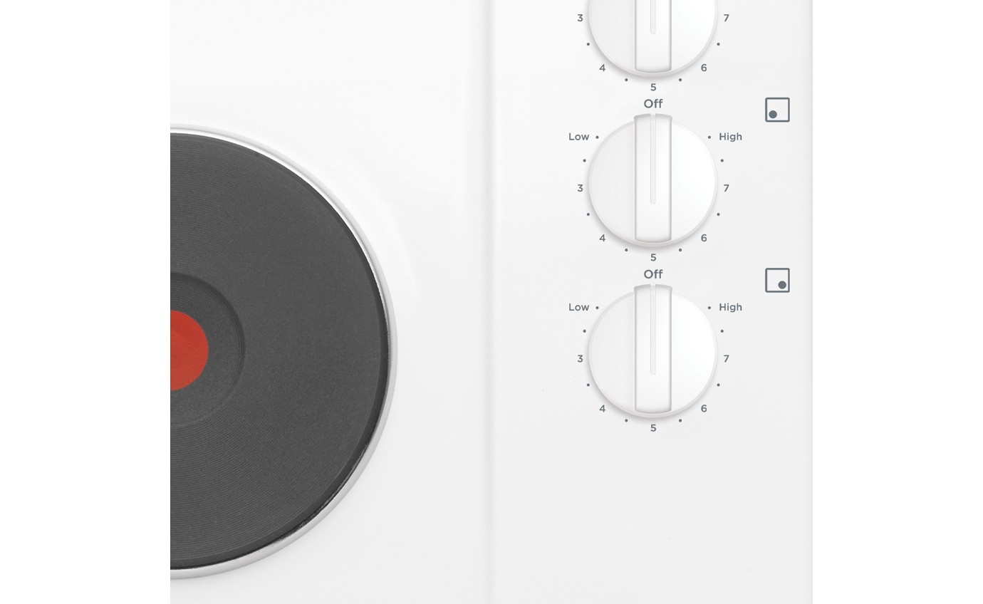 Westinghouse 60cm Electric Solid Cooktop WHS642WC