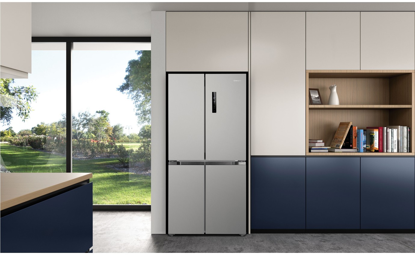 Westinghouse 496L Quad Door Fridge (Silver) WQE4900AA