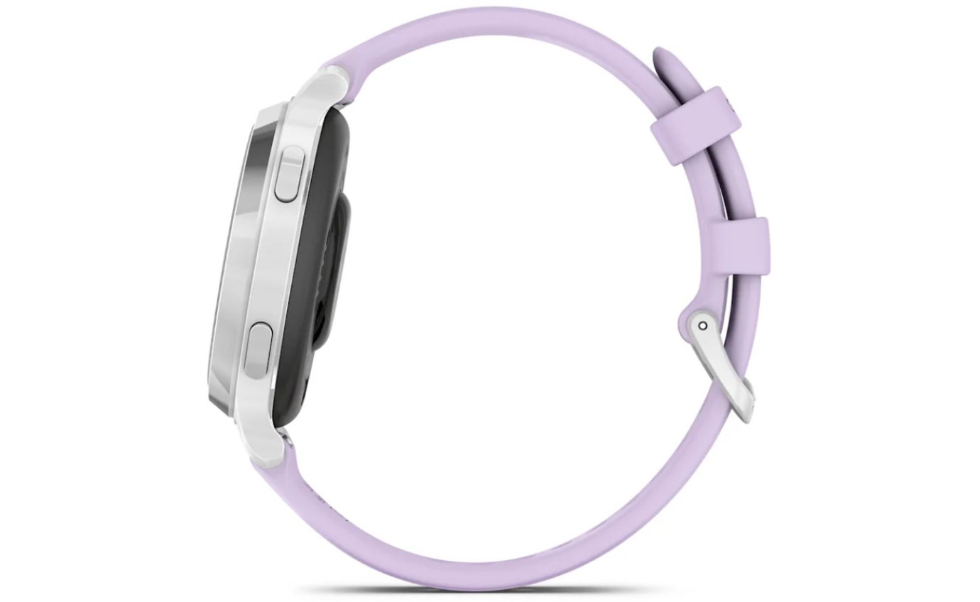 Garmin Lily&reg; 2 Active Smartwatch (Silver/Purple Jasmine) 0100289101