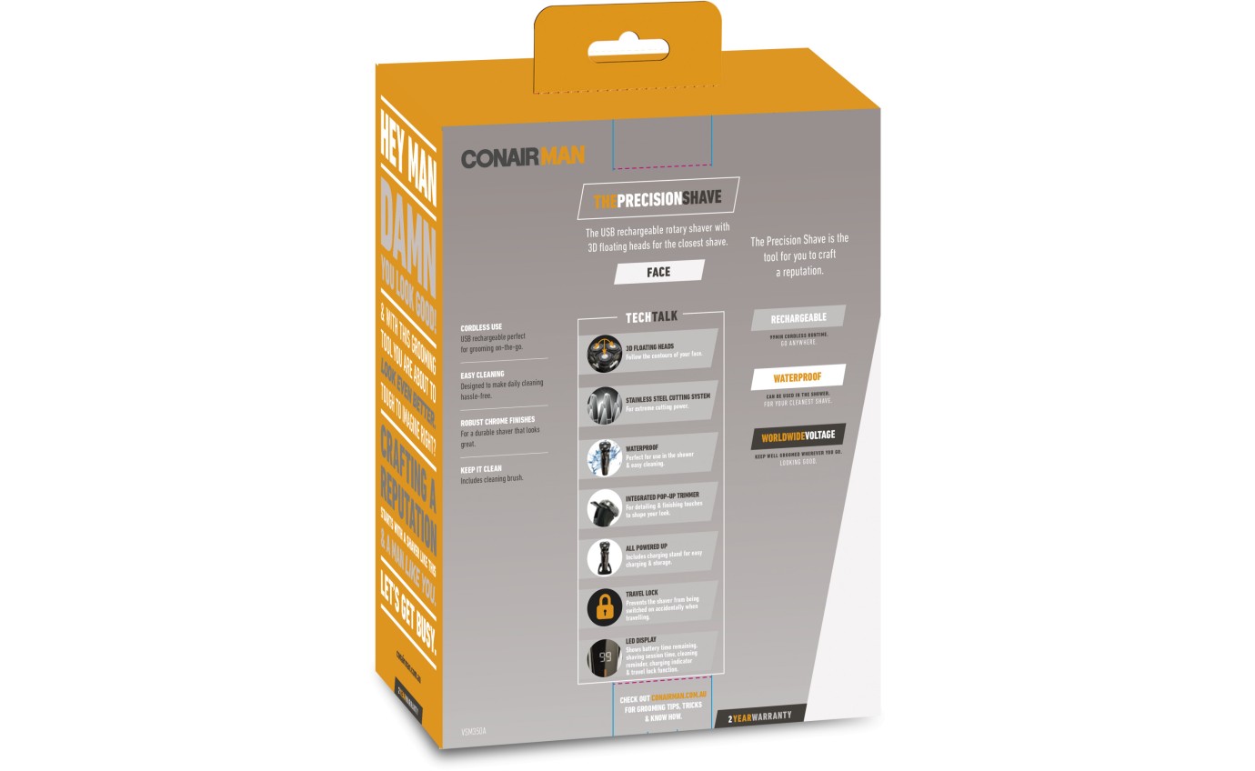ConairMan The Precision Shave VSM350A