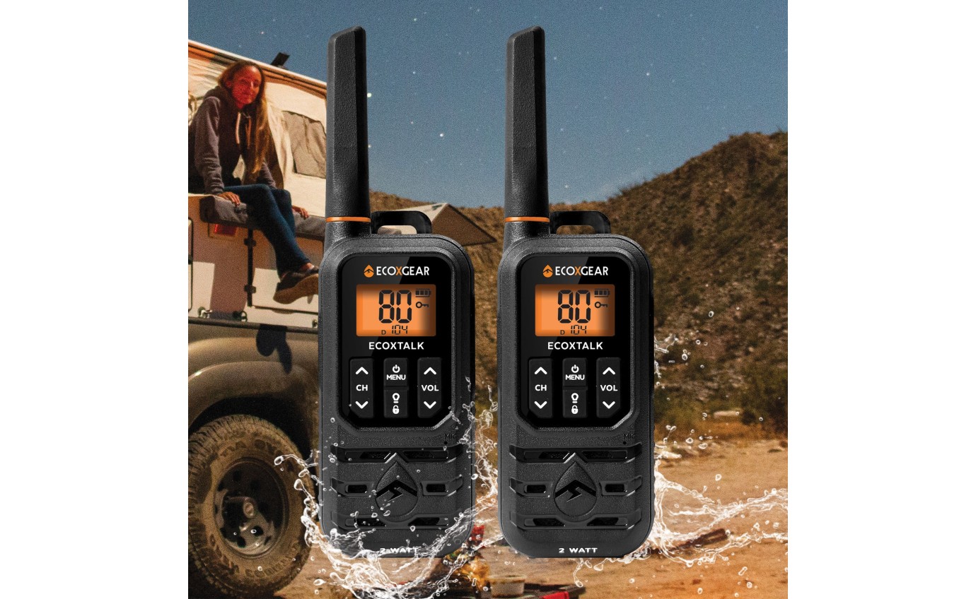 Ecoxgear 2.0 Watt Rugged UHF CB Handheld Radio (Twin Pack) EXG210S2PK