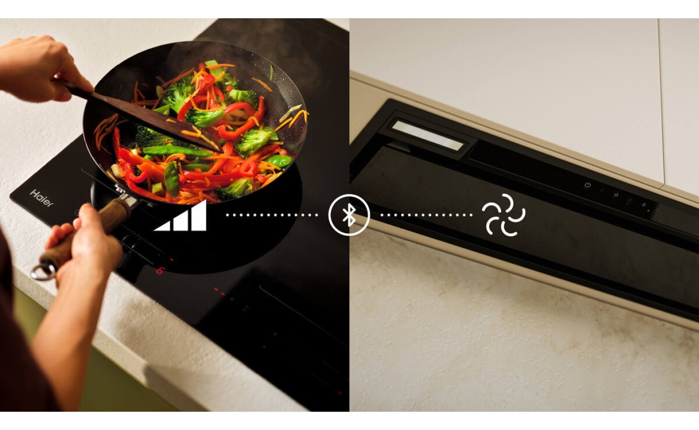 Haier 90cm 600 Series Integrated Insert Wall Rangehood HPH90IMB2