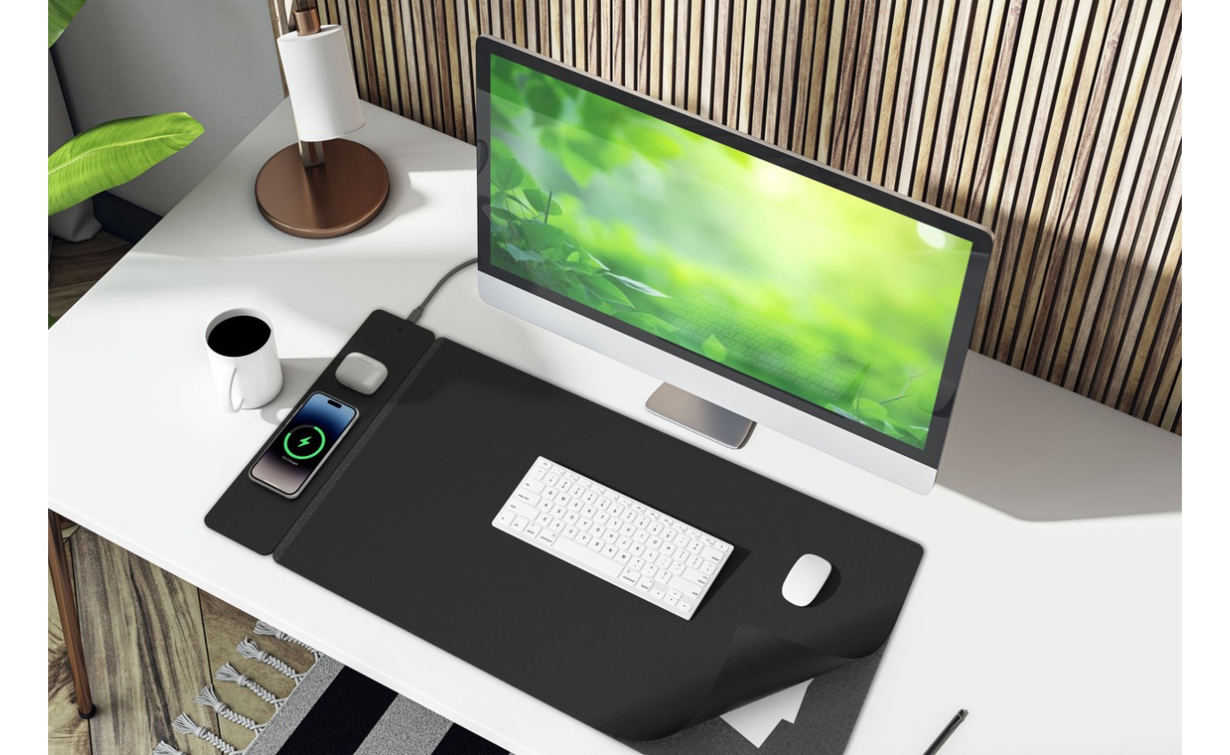 Laser Wireless Charging Desk Mat WCMATB792