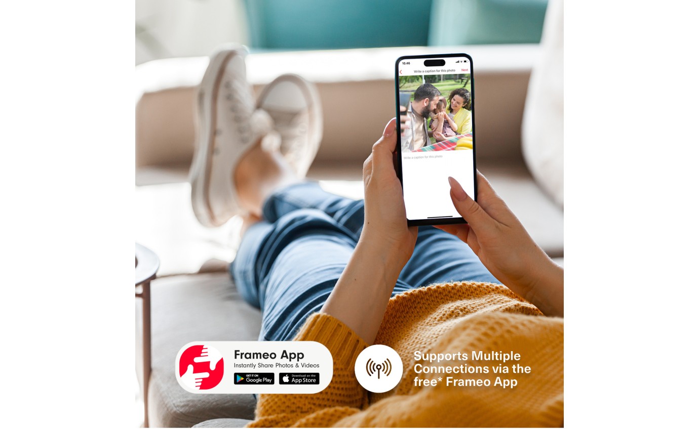 Cygnett Frameo 10-inch Digital Photo Frame (3 Swappable Frame Colours) 11901351399