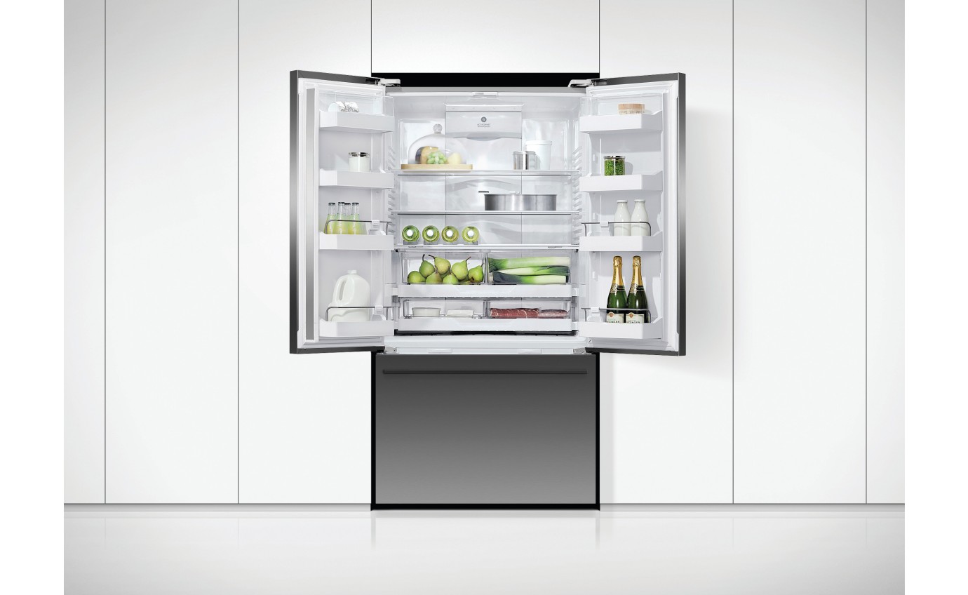 Fisher & Paykel 569L Series 7 French Door Refrigerator Freezer, Ice & Water RF610ADUB5