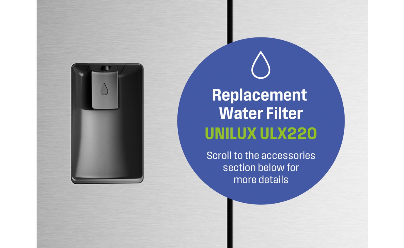 Westinghouse 565L French Door Fridge (Stainless Steel) WHE5650SD